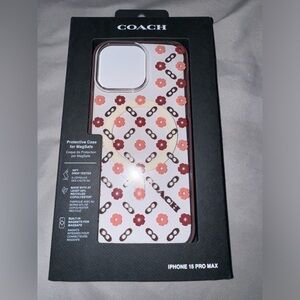 Coach iPhone 15 Pro Max case brand new in box